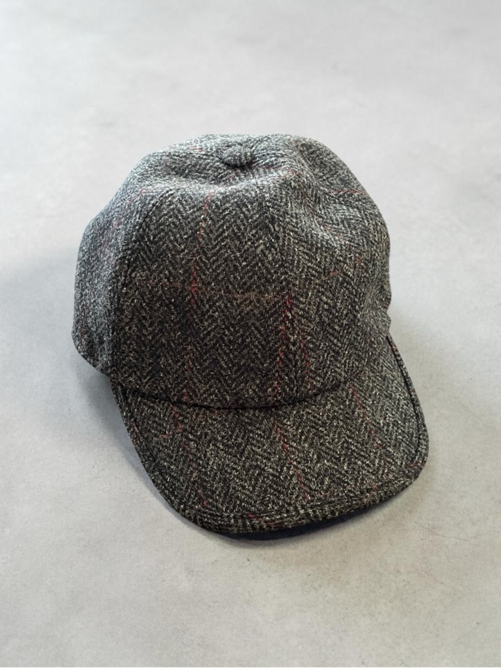 Mucros Weavers Wool Tweed Hat XL Dark Academia Irish Heritage Baseball Cap